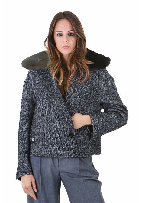 Cappotto doppiopetto corpped MANILA GRACE | Cappotti | K155WUMA000